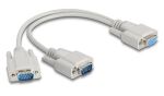 DeLOCK 67160 Serien-Kabel Beige 0,3 m DB-9