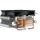 Dynatron Argus SU-260 Prozessor Kühler 12 cm Schwarz, Orange
