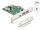 DeLOCK PCI Express x1 Karte zu 1 x extern USB Type-C Buchse PD 30 W + 2 x extern USB Typ-A Buchse USB 5 Gbps