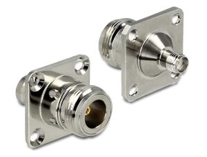 DELOCK HF Adapter N-Buchse -> SMA-Buchse zum Einbau 30,5