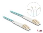 DELOCK LWL Kabel LC Duplex zu LC Duplex Multimode OM3 5 m