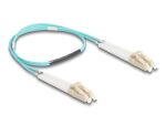 DELOCK LWL Kabel LC Duplex zu LC Duplex Multimode OM3 5 m