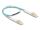 DELOCK LWL Kabel LC Duplex zu LC Duplex Multimode OM3 5 m
