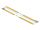 DELOCK Edelstahlkabelbinder L 400 x B 7,9 mm gelb 10 Stück