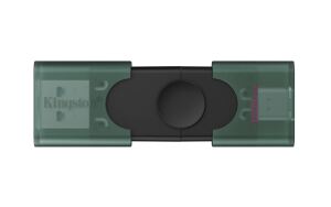 Kingston Technology DataTraveler DuoG2 USB-Stick 128 GB USB Type-A / USB Type-C 3.2 Gen 1 (3.1 Gen 1) Schwarz, Grün
