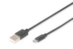 Digitus USB-A – Micro-B Anschlusskabel, 1,8m