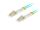 Lanberg FO-LULU-MD31-0050-TQ InfiniBand/Glasfaserkabel 5 m LC Aqua-Farbe