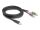 DELOCK Adapter RJ45 Stecker zu 2 x Cinch Stecker schwarz 2 m