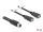 DELOCK M12 Kabel A-kodiert 8 Pin Buchse zu 2 x USB 2.0 Bu 5m