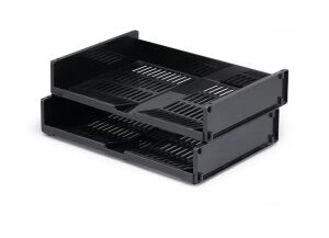 DURABLE OPTIMO Briefablageschale A4 quer anthrazit