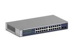 NETGEAR GS724Tv6 Managed L2+/L3 Gigabit Ethernet (10/100/1000) 1U Blau, Grau