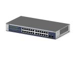 NETGEAR GS724Tv6 Managed L2+/L3 Gigabit Ethernet (10/100/1000) 1U Blau, Grau