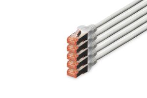 Digitus CAT 6 S/FTP Patchkabel, 5 Stück