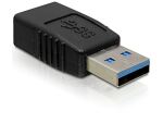 DeLOCK USB 3.0-A Adapter USB-A Schwarz