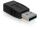 DeLOCK USB 3.0-A Adapter USB-A Schwarz