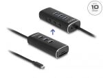 DELOCK 3 Port USB 10 Gbps Hub inkl. SDMicro SD Card Reader