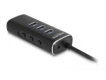DELOCK 3 Port USB 10 Gbps Hub inkl. SDMicro SD Card Reader