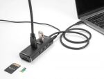 DELOCK 3 Port USB 10 Gbps Hub inkl. SDMicro SD Card Reader