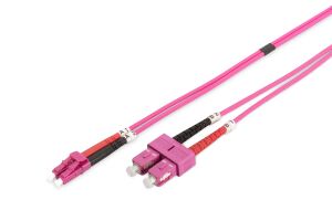 Digitus LWL Multimode Patchkabel, OM4, LC / SC