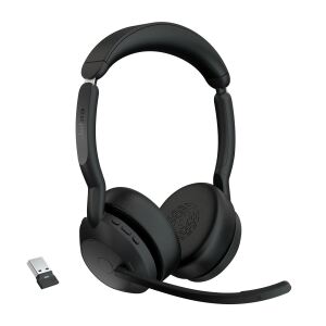 Jabra Evolve2 55 Kopfhörer Kabellos Kopfband Büro/Callcenter USB Typ-C Bluetooth Ladestation