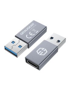 GRAUGEAR G-AD-CTA-10G Kabeladapter USB-A USB-C Silber