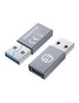 GRAUGEAR G-AD-CTA-10G Kabeladapter USB-A USB-C Silber