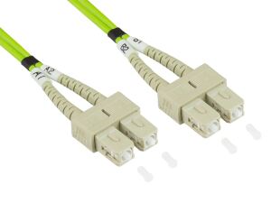 Alcasa LW-8075SC5 InfiniBand/Glasfaserkabel 7,5 m SC Grün