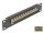 DELOCK 10" LWL Patchpanel 12 Port SC Simplex beige 1HE schw.