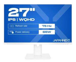 JAPANNEXT JN-IPS270WQHD75F-C65W-HSP-W Computerbildschirm 68,6 cm (27") 2560 x 1440 Pixel Quad HD LED Weiß
