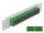 DELOCK 10" LWL Patchpanel 12 Port SC Duplex grün 1 HE grau