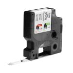 DYMO Rhino-Industrie-Vinyletiketten | 9 mm x 5,5 m | schwarz auf weiß | selbstklebendes Schriftband | für Rhino und LabelManager Beschriftungsgerät