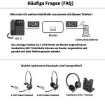 GEQUDIO GA-3 Telefon mit Anrufbeantworter