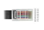 DeLOCK Adapter USB 2.0 Typ-A Stecker zu 1 x Seriell RS-232 RJ45 Stecker 1,8 m schwarz