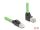 Delock RJ45 Netzwerkkabel Cat.6A Ste zu Ste 2m grün