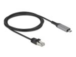 DELOCK USB LAN Kabel USB Typ-C > RJ45 Gigabit Ethernet 2m