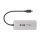 Eaton U460-004-4C-G2C laptop-dockingstation & portreplikator Kabelgebunden USB 3.2 Gen 2 (3.1 Gen 2) Type-C Schwarz, Grau