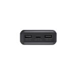 Intenso B10000 – 10.000 mAh Powerbank, mobiler Zusatzakku, USB-C & 2X USB-A, LED-Statusanzeige, geprüft in Deutschland, schwarz