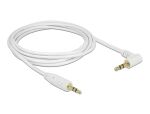 DELOCK Klinkekabel 3,5mm 3 Pin St/St gewinkelt 2.00m...