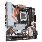 GIGABYTE B850M FORCE WIFI6E Mainboard – Unterstützt AMD Ryzen 9000 Serie Prozessoren, 8+2+2 Phasen Digital-VRM, bis zu 9600 MHz DDR5 (OC), 1 x PCIe 5.0 M.2 + 2 x PCIe 4.0 M.2, Wi-Fi 6E, 2.5 GbE LAN, USB 3.2 Gen 2