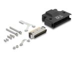 Delock MDR Stecker 50 Pin Lötanschluss mit Gehäuse