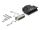 Delock MDR Stecker 50 Pin Lötanschluss mit Gehäuse
