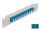 DELOCK 10" LWL Patchpanel 12 Port LC Duplex blau 1 HE grau