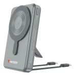 Verbatim 32272 Powerbank Lithium Polymer (LiPo) 10000 mAh Kabelloses Aufladen Grau