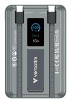 Verbatim 32272 Powerbank Lithium Polymer (LiPo) 10000 mAh Kabelloses Aufladen Grau