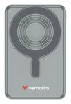 Verbatim 32272 Powerbank Lithium Polymer (LiPo) 10000 mAh Kabelloses Aufladen Grau