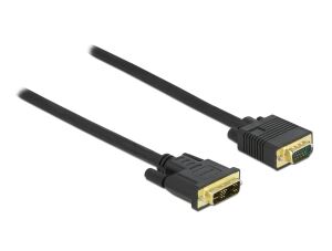DELOCK Kabel DVI 12+5 Stecker zu VGA Stecker 3m