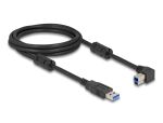 DeLOCK USB 5 Gbps Kabel Typ-A Stecker zu Typ-B Stecker 90° links gewinkelt 2 m