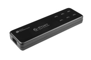 Alcasa PCA-D003S Ladegerät für Mobilgeräte Universal Schwarz AC Schnellladung Drinnen