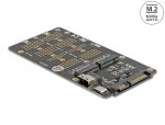 DELOCK Konverter M.2 Key M NVMe SSD > SFF-8654 und M.2...