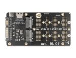 DELOCK Konverter M.2 Key M NVMe SSD > SFF-8654 und M.2 Key B